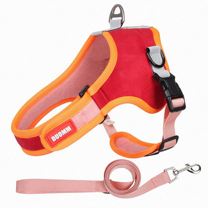 Suede Dog Harness Pet Supplies Leash - My Store