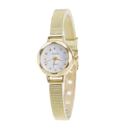 Women's Quartz Watch Fashion Mesh Strap Women's Watch Simple Temperament Small Dial Watch Women's