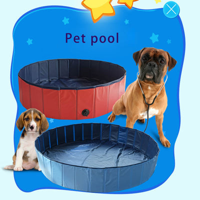 Portable Pet Pool Foldable Dog Cat Bathtub Pet Supplies Outdoor Children's Bathtub Pet Cleaning Supplies Accessories - My Store
