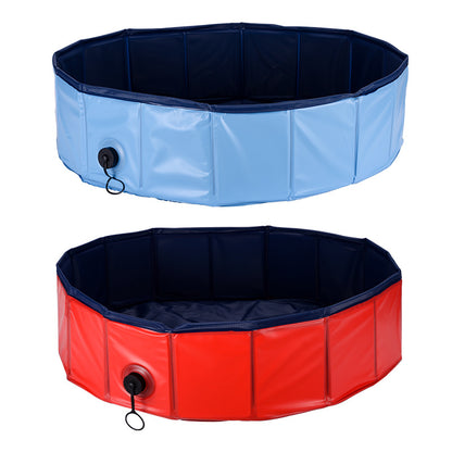 Portable Pet Pool Foldable Dog Cat Bathtub Pet Supplies Outdoor Children's Bathtub Pet Cleaning Supplies Accessories - My Store