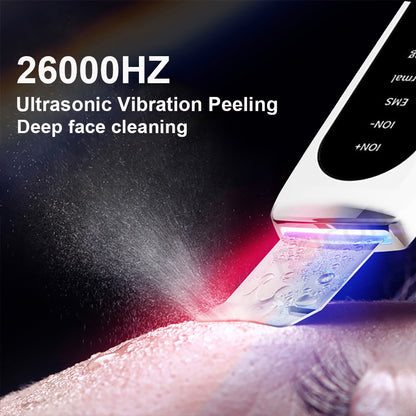 Shovel Skin Blackhead Ultrasonic Beauty Microcurrent Color Light - My Store