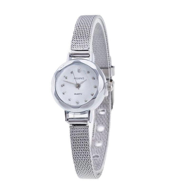 Women's Quartz Watch Fashion Mesh Strap Women's Watch Simple Temperament Small Dial Watch Women's