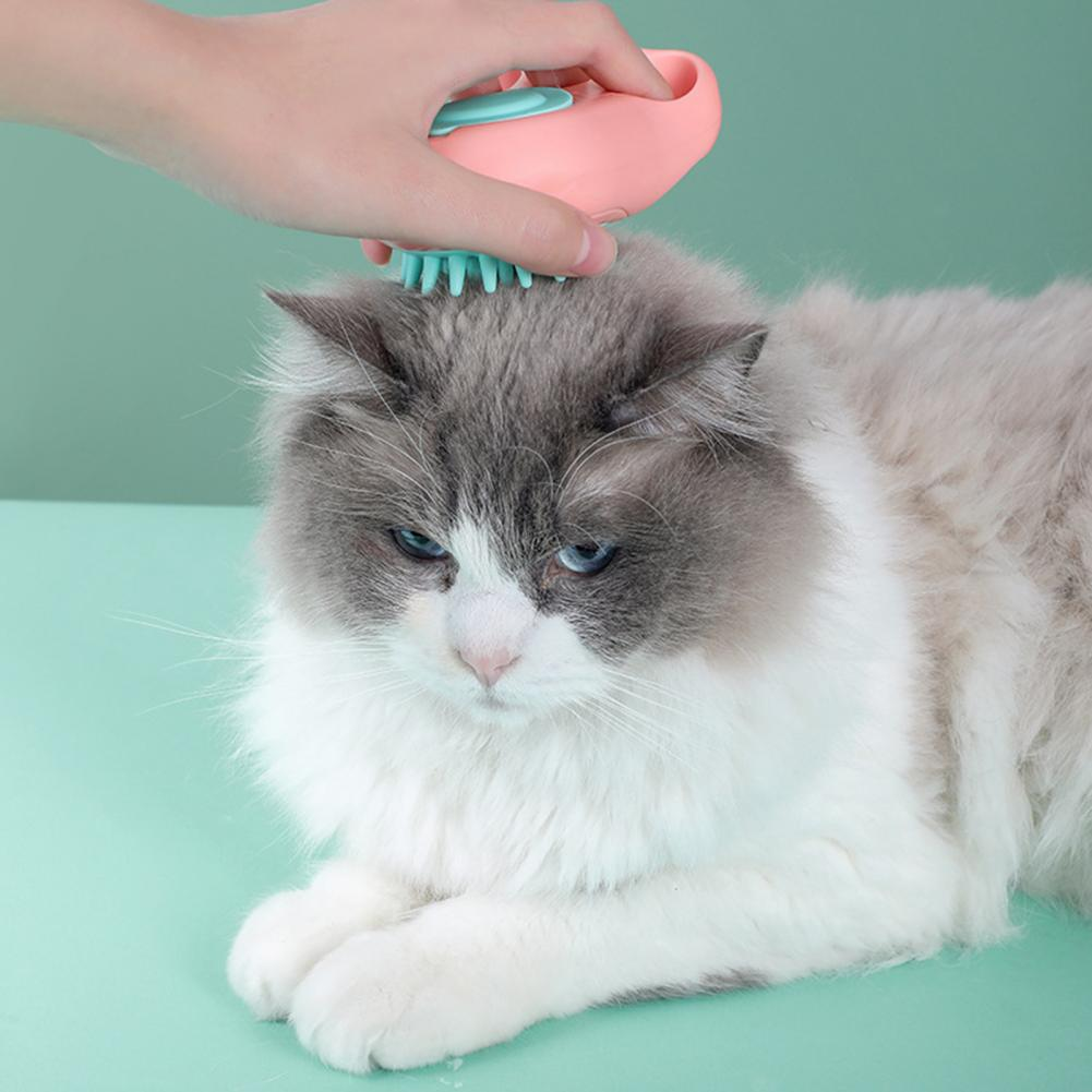 Durable Cat Paw Bath Brush Fine Foaming Labor-saving Cartoon Shape Pet Dog Cat Pet Hair Grooming Brush Reusable Dog Hair Comb Pet Products - My Store