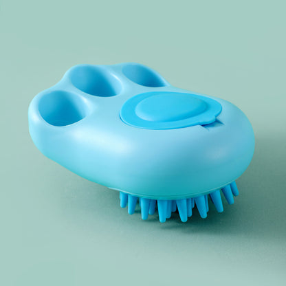 Durable Cat Paw Bath Brush Fine Foaming Labor-saving Cartoon Shape Pet Dog Cat Pet Hair Grooming Brush Reusable Dog Hair Comb Pet Products - My Store